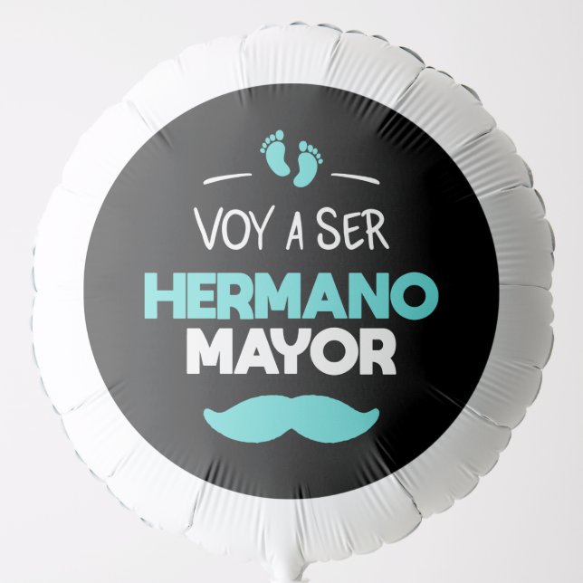 Voy a ser hermano mayor balloon (Front)