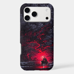 Voyage into the Blood-Red Night iPhone 17 Pro Max Case