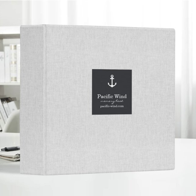 Voyage Journal Beige Linen Fabric Texture 3 Ring Binder (Creator Uploaded)