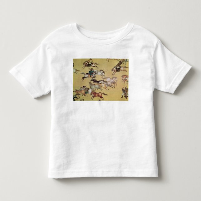 Voyage of Emperor Qianlong  detail from a Toddler T-shirt (Front)