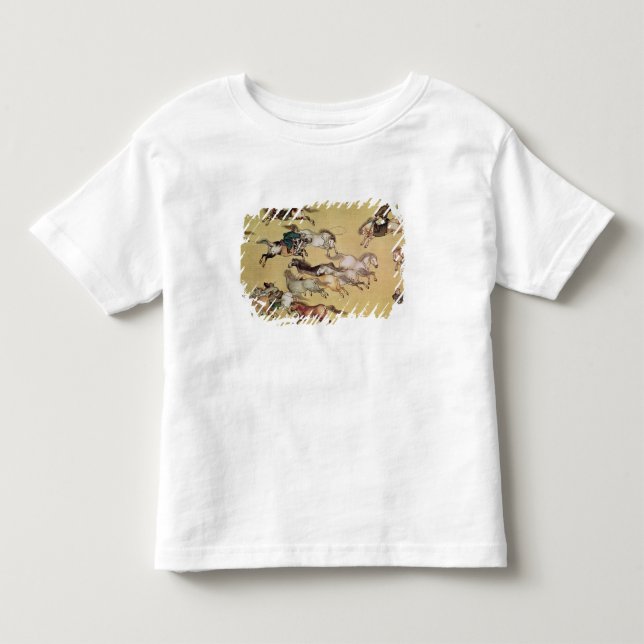 Voyage of Emperor Qianlong  detail from a Toddler T-shirt (Front)