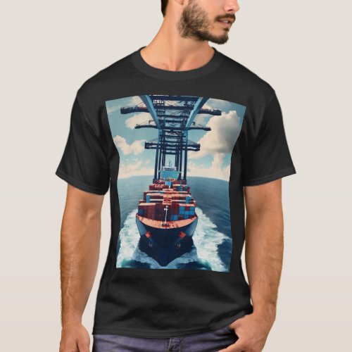 Voyage of Global Commerce Maritime Marvel T_Shirt