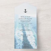 ©Voyage of Love/Cruise Ship/Destination Wedding All In One Invitation (Inside)