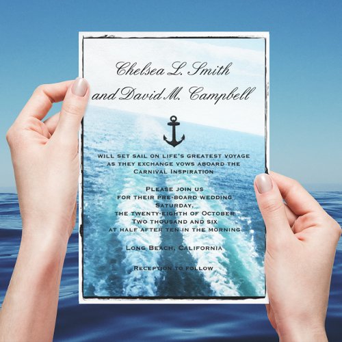 Voyage of Love|Cruise Ship/Destination Wedding Invites