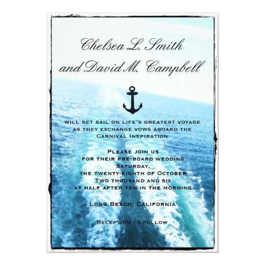 Cruise Wedding Invitations Do It Yourself 10