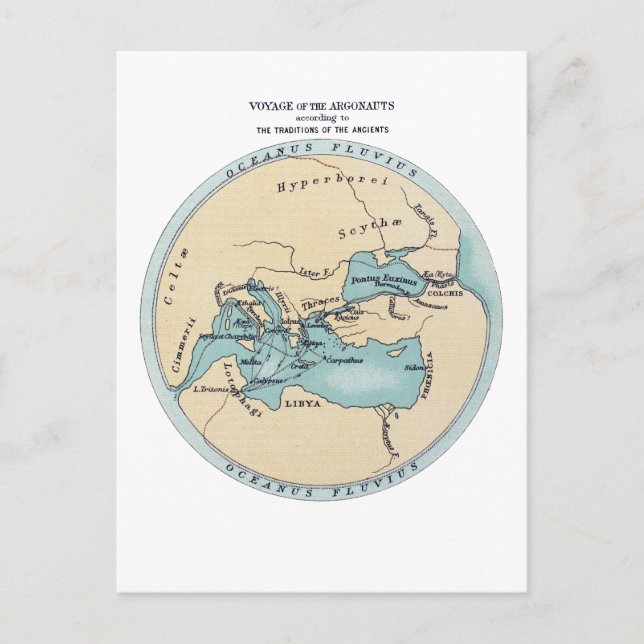 VOYAGE OF THE ARGONAUTS POSTCARD (Front)