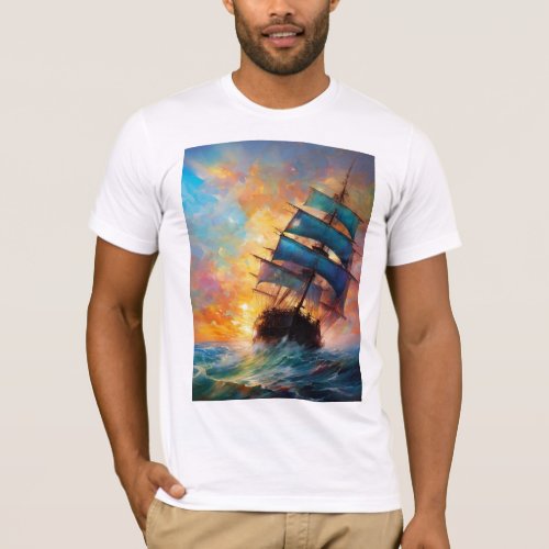 Voyage of the Seas Maritime Art T_shirt T_Shirt