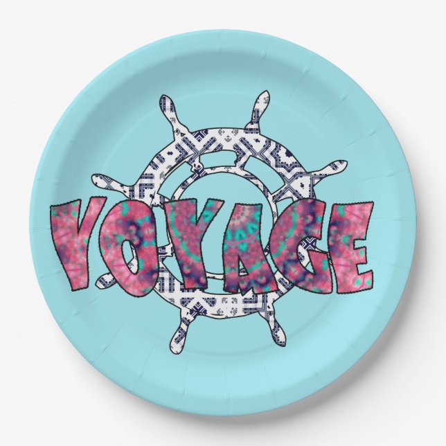 Voyage Paper Plates (Front)
