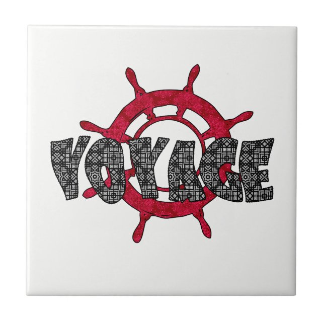 Voyage, sea ceramic tile (Front)