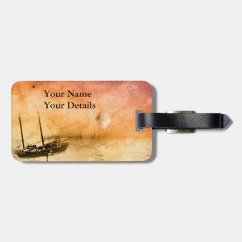 Voyage Steampunk Luggage Tag Personalised by SteampunkTraveller at Zazzle