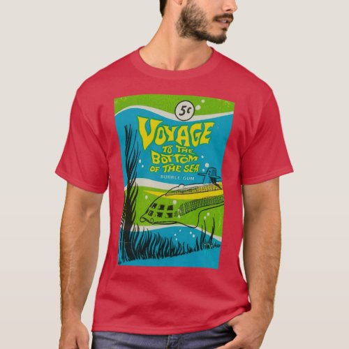 Voyage to the Bottom of the Sea Bubble Gum Wax Pac T_Shirt