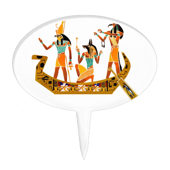 Voyage to unknown cake topper (Front)