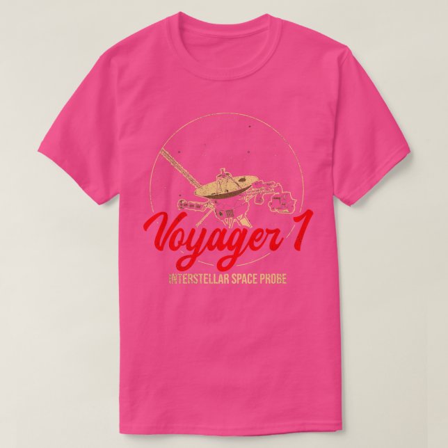 Voyager 1 Interstellar Space Probe 12 T-Shirt (Design Front)