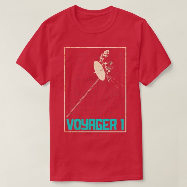 Voyager 1 Interstellar Space Probe 6 T-Shirt (Design Front)