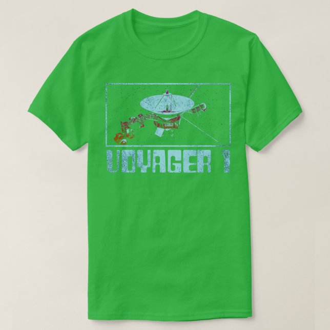 Voyager 1 Interstellar Space Probe 9 T-Shirt (Design Front)