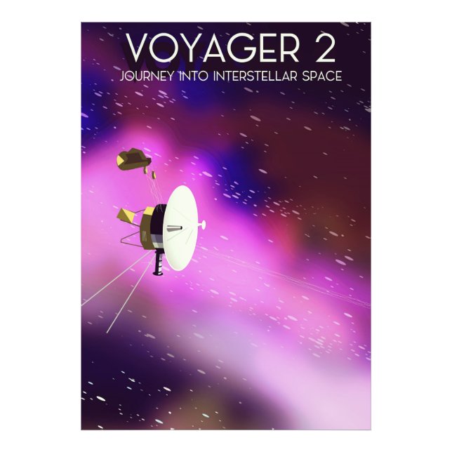 Voyager 2 - Journey into interstellar space Photo Print (Front)