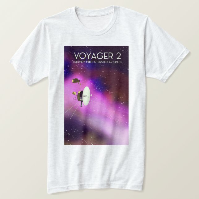 Voyager 2 - Journey into interstellar space T-Shirt (Design Front)