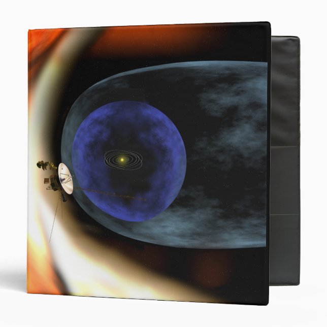 Voyager 2 spacecraft 3 ring binder (Front/Inside)