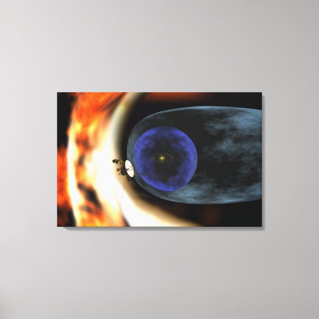 Voyager 2 spacecraft canvas print (Front)