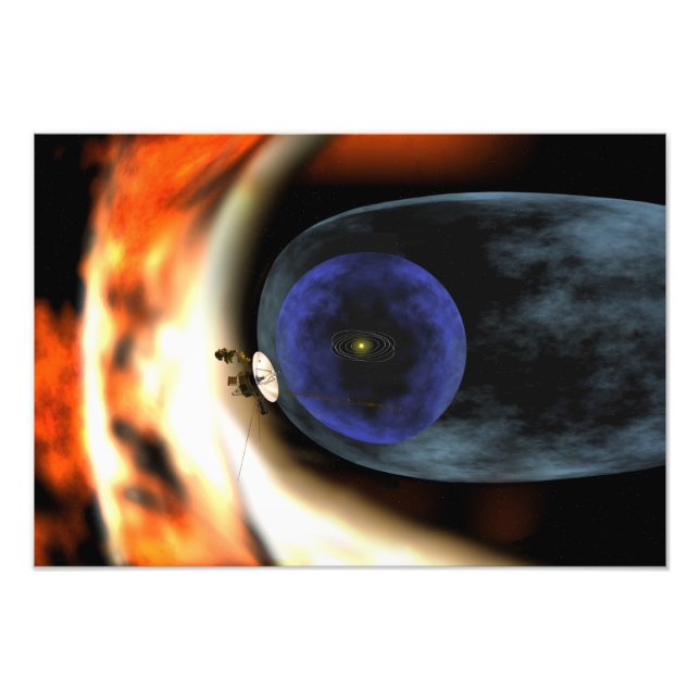 Voyager 2 spacecraft photo print (Front)