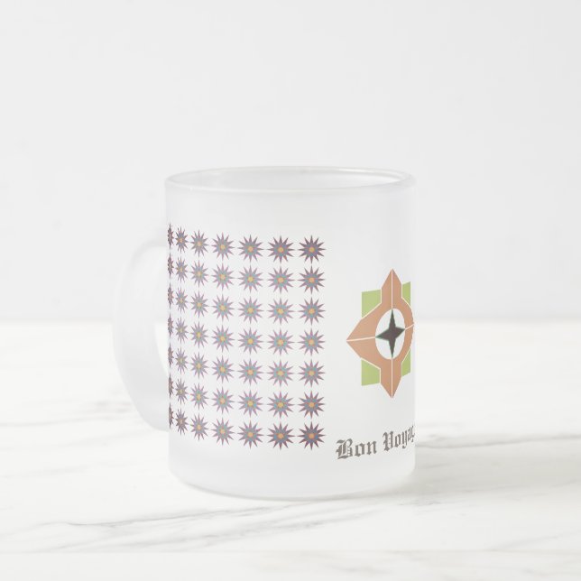 Voyager Frosted Glass Mug (Front Left)