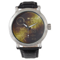 Voyager Golden Record Data Wrist Watch