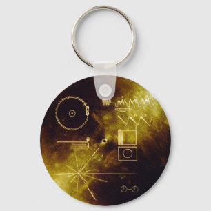 Voyager Golden Record Keychain