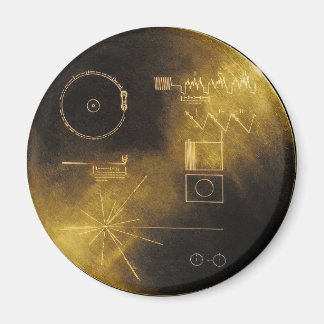 Voyager Golden Record Magnet