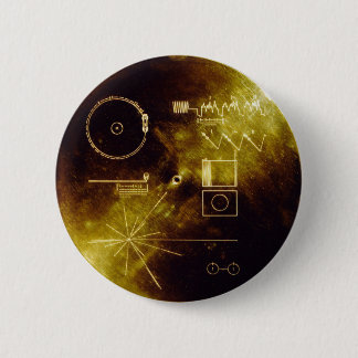 Voyager Golden Record Pinback Button