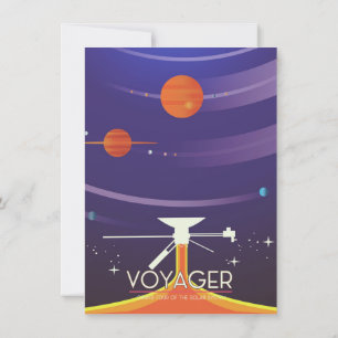 Voyager Grand Tour Science poster Invitation