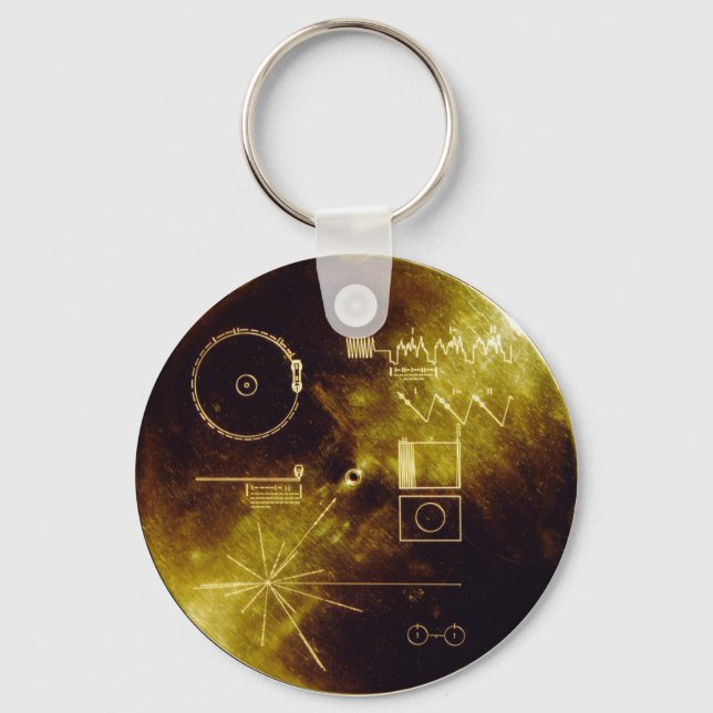 Voyager Message Keychain (Front)