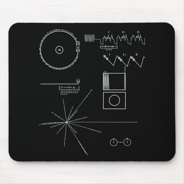 Voyager Message Mouse Pad (Front)