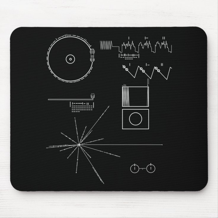 Voyager Message Mouse Pad Zazzle