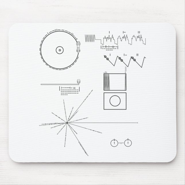 Voyager Message Mouse Pad (Front)