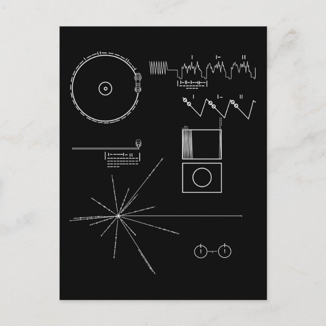 Voyager Message Postcard (Front)