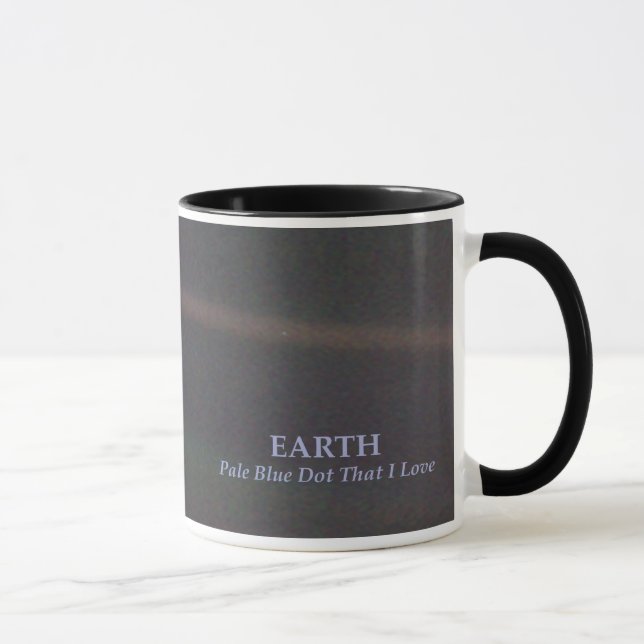 VOYAGER PALE BLUE DOT MUG (Right)