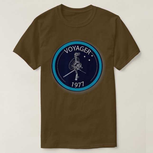 Voyager Satellite Probe 1977 Space  T-Shirt (Design Front)
