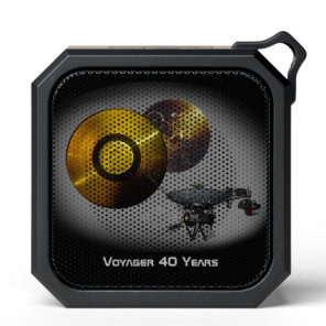 Voyager Spacecraft and Golden Record at 40 Bluetooth Speaker