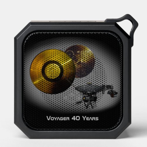 Voyager Spacecraft and Golden Record at 40 Bluetooth Speaker