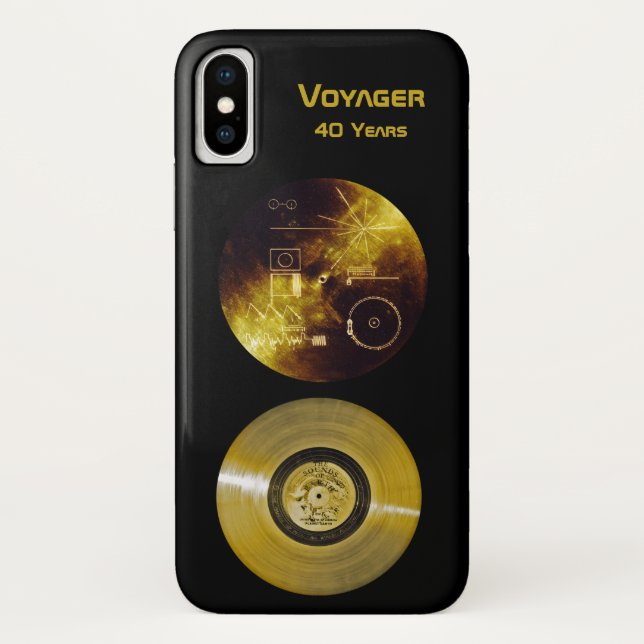Voyager Spacecraft Golden Record and Cover (Back)
