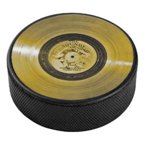 Voyager Spacecraft Golden Record Hockey Puck