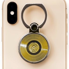 Voyager Spacecraft Golden Record Phone Ring Stand