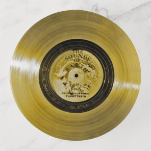 Voyager Spacecraft Golden Record Trinket Tray