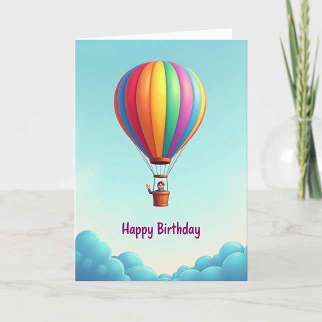 Voyagers Birthday Flight Card (Front)