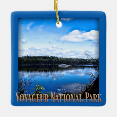 Voyageur National Park Ceramic Ornament