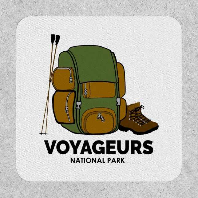 Voyageurs National Park Backpack Patch (Front)