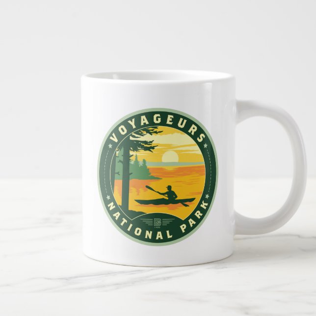 Voyageurs National Park Giant Coffee Mug (Right)