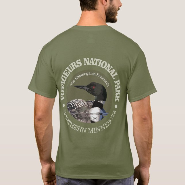Voyageurs National Park (Loon) T-Shirt (Back)