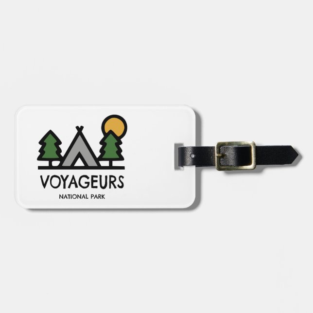 Voyageurs National Park Luggage Tag (Front Horizontal)