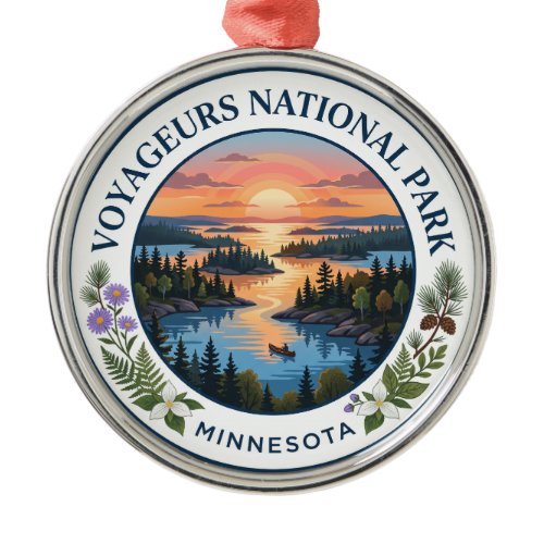 Voyageurs National Park Minnesota Metal Ornament